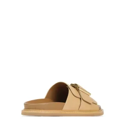 New EOS Footwear DEDE SLIDE LEATHER SANDALS