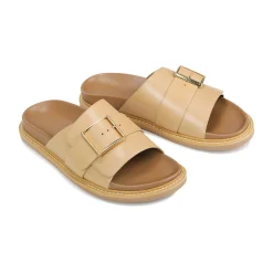 New EOS Footwear DEDE SLIDE LEATHER SANDALS