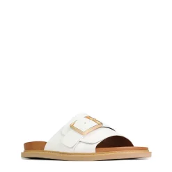New EOS Footwear DEDE SLIDE LEATHER SANDALS
