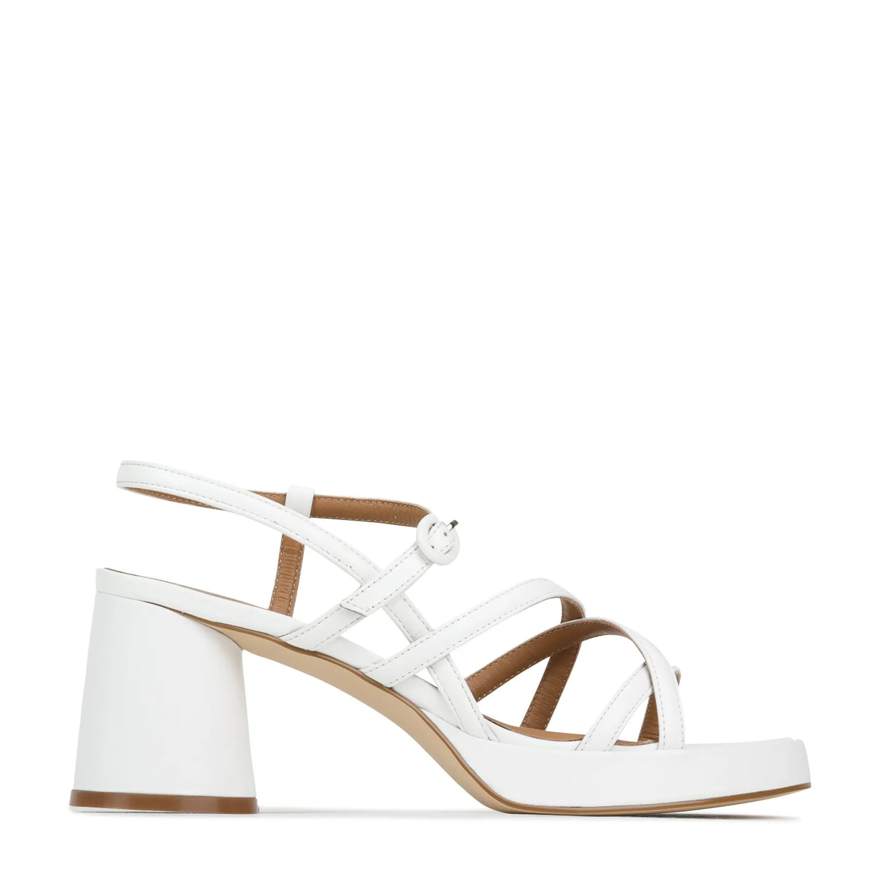 Discount EOS Footwear DORIANO LEATHER HEEL SANDALS