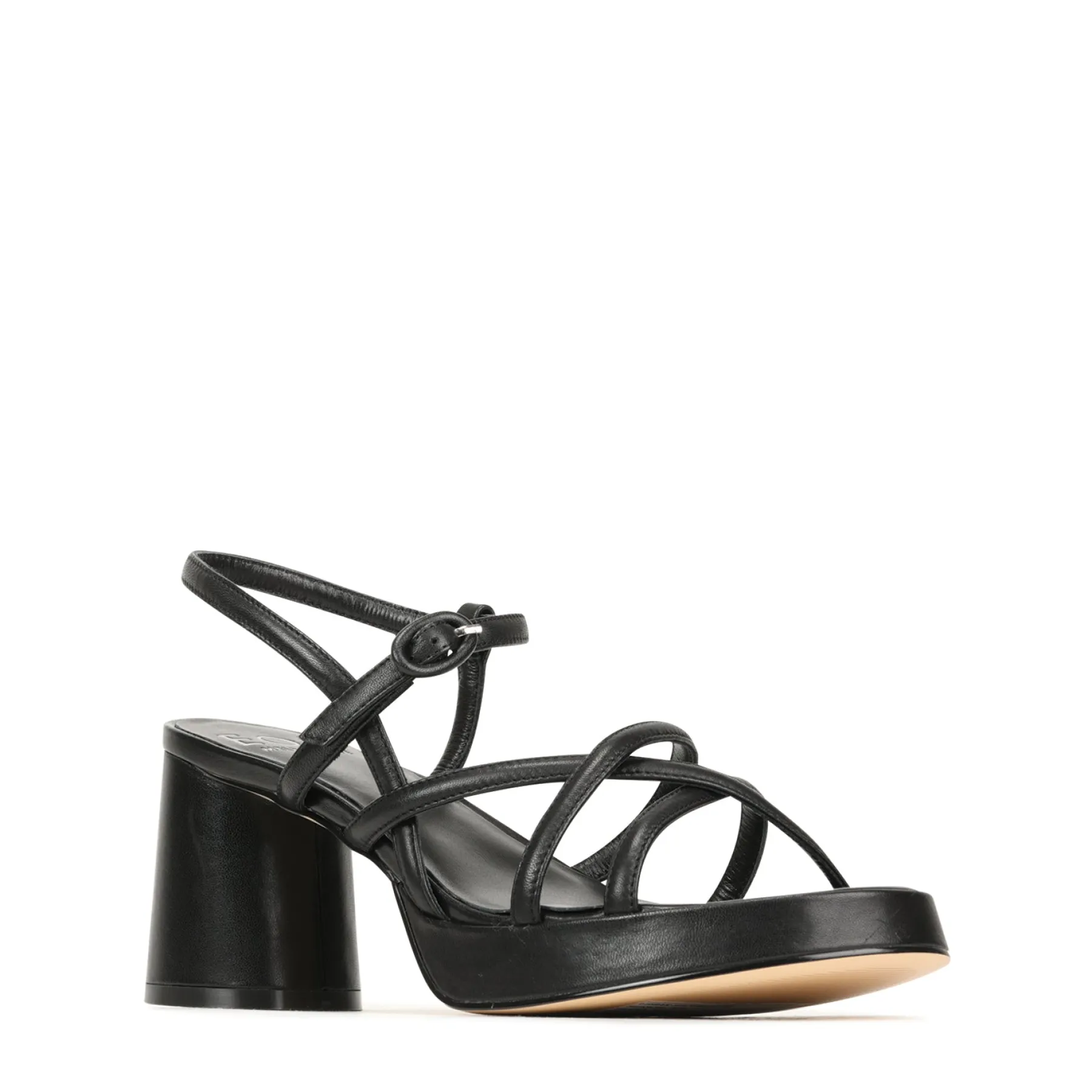 Discount EOS Footwear DORIANO LEATHER HEEL SANDALS