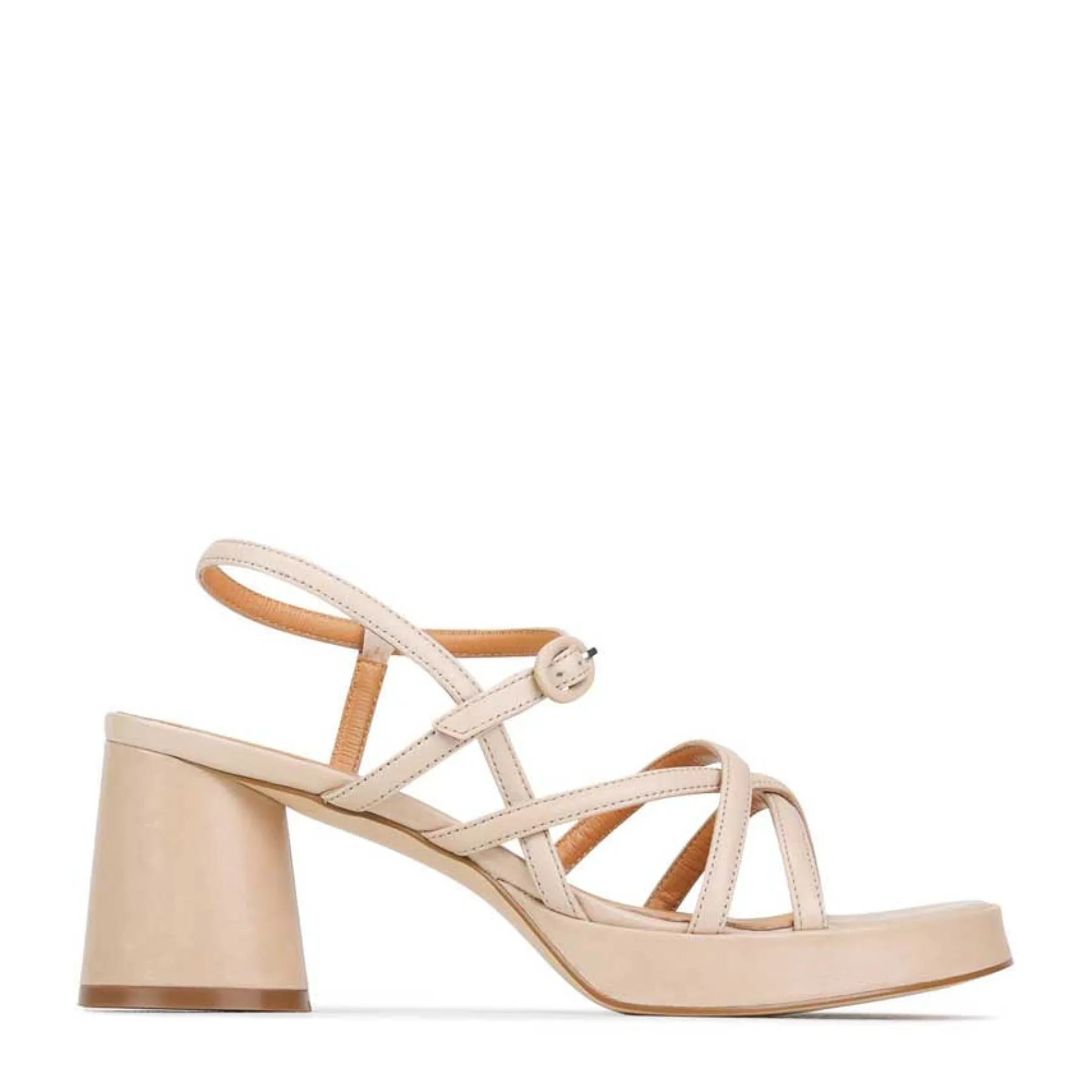 Discount EOS Footwear DORIANO LEATHER HEEL SANDALS