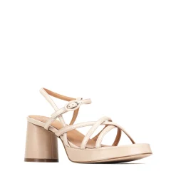 Discount EOS Footwear DORIANO LEATHER HEEL SANDALS