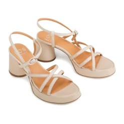 Discount EOS Footwear DORIANO LEATHER HEEL SANDALS