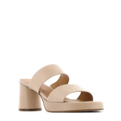 Best EOS Footwear DORO LEATHER MULE HEEL SANDALS