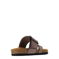Cheap EOS Footwear EDGY LEATHER SLIDE SANDAL