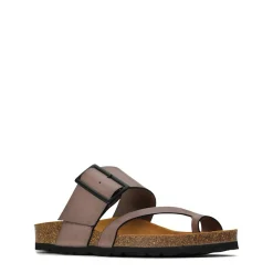 Cheap EOS Footwear EDGY LEATHER SLIDE SANDAL