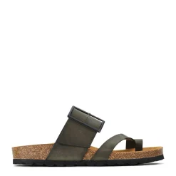Cheap EOS Footwear EDGY LEATHER SLIDE SANDAL