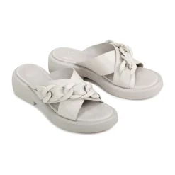 Discount EOS Footwear ELEASE LEATHER SLIDE HEEL SANDALS