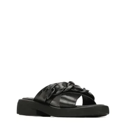 Discount EOS Footwear ELEASE LEATHER SLIDE HEEL SANDALS