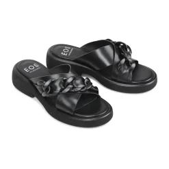 Discount EOS Footwear ELEASE LEATHER SLIDE HEEL SANDALS