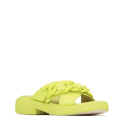 Discount EOS Footwear ELEASE LEATHER SLIDE HEEL SANDALS