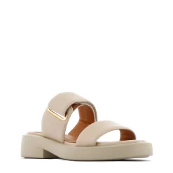 Best Sale EOS Footwear ELENI LEATHER HEEL SLIDE SANDALS