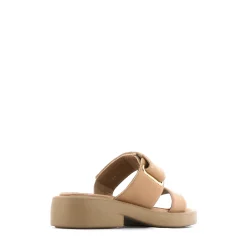 Best Sale EOS Footwear ELENI LEATHER HEEL SLIDE SANDALS