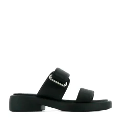 Best Sale EOS Footwear ELENI LEATHER HEEL SLIDE SANDALS