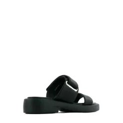 Best Sale EOS Footwear ELENI LEATHER HEEL SLIDE SANDALS