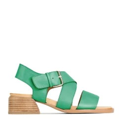 Shop EOS Footwear ELLI ANKLE STRAP SANDALS LEATHER