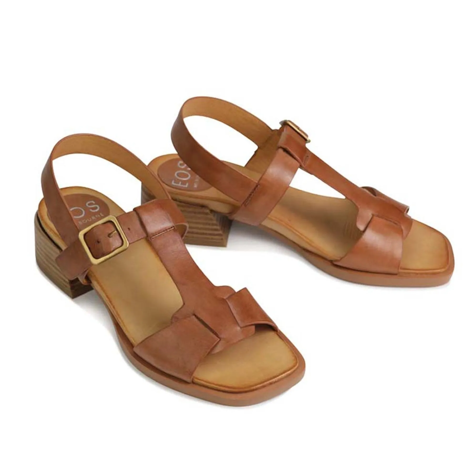 Discount EOS Footwear ELLIA SLING-BACK HEEL SANDALS LEATHER