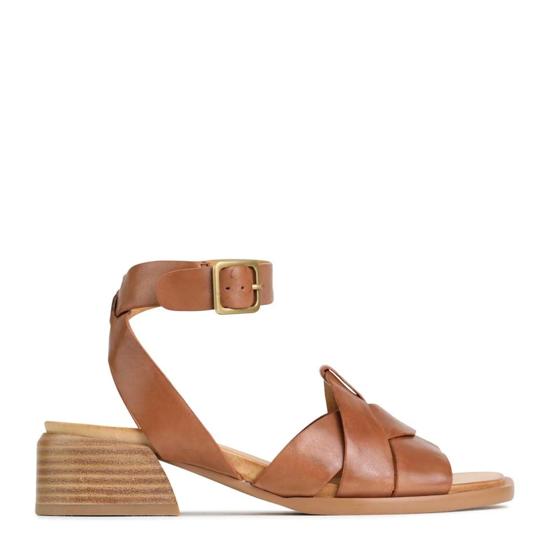 New EOS Footwear ELSA HEEL SANDALS LEATHER