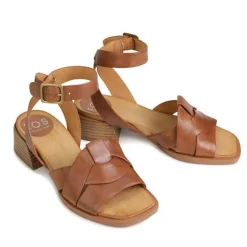 New EOS Footwear ELSA HEEL SANDALS LEATHER