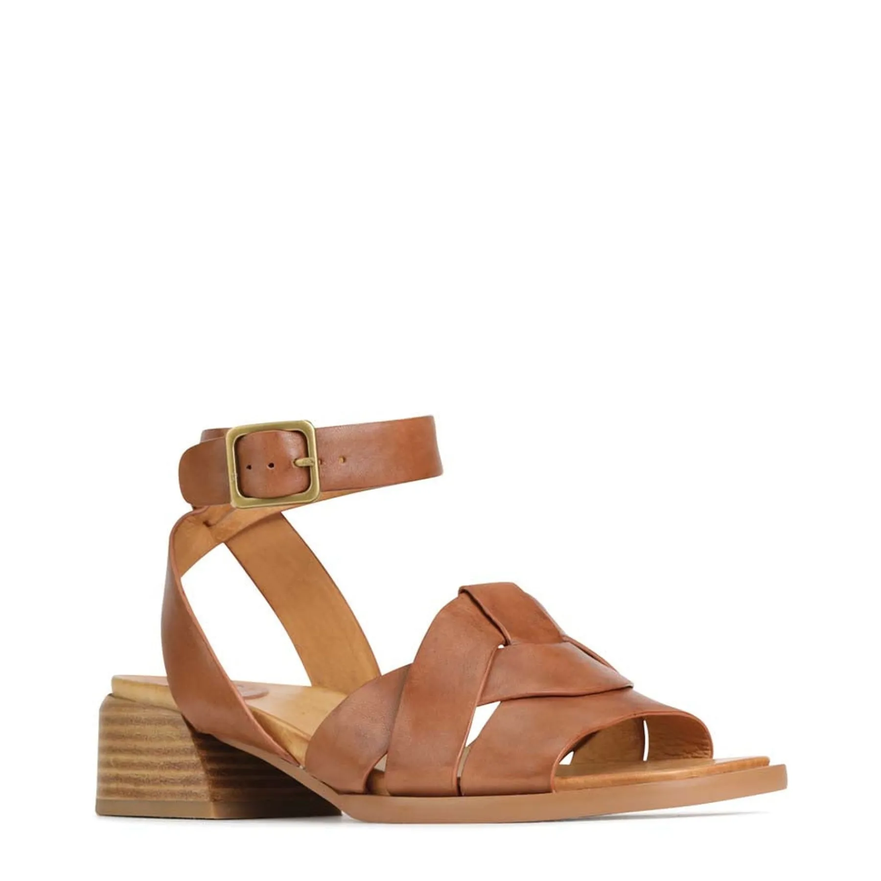 New EOS Footwear ELSA HEEL SANDALS LEATHER