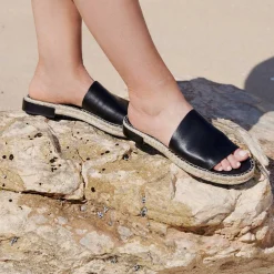 Discount EOS Footwear ESP LEATHER ESPADRILLE SLIDE