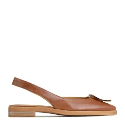 Fashion EOS Footwear ESSY SLING-BACK FLATS LEATHER