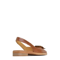 Fashion EOS Footwear ESSY SLING-BACK FLATS LEATHER