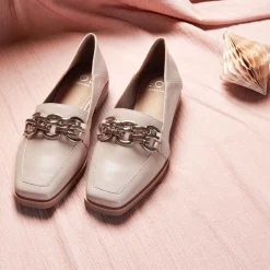Sale EOS Footwear ESTELLE LOW HEEL LOAFERS LEATHER