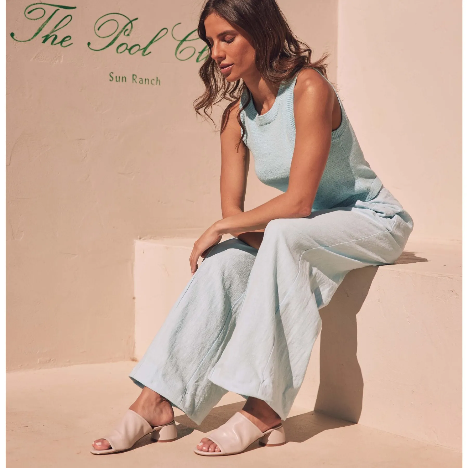 Best Sale EOS Footwear FIO LEATHER BLOCK HEEL SANDALS