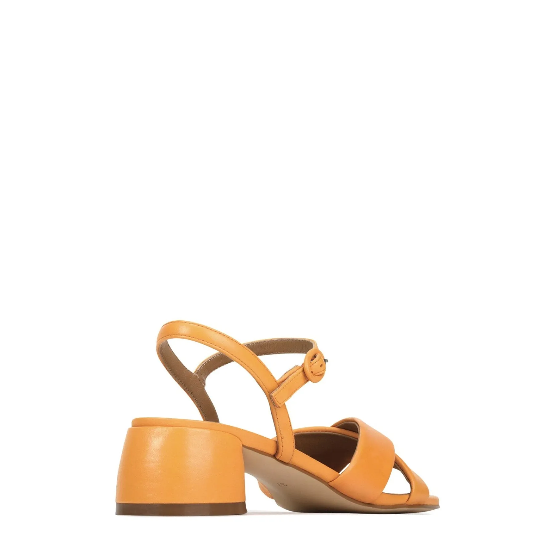 Cheap EOS Footwear FIORA LEATHER BLOCK HEEL SANDALS