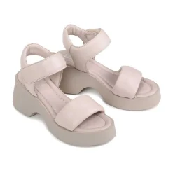 Cheap EOS Footwear FLORINA LEATHER CHUNKY WEDGE SANDALS