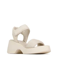 Cheap EOS Footwear FLORINA LEATHER CHUNKY WEDGE SANDALS