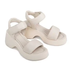 Cheap EOS Footwear FLORINA LEATHER CHUNKY WEDGE SANDALS