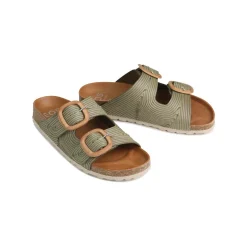 Fashion EOS Footwear GIANA SLIDE SANDALS LEATHER