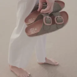 Fashion EOS Footwear GIANA SLIDE SANDALS LEATHER