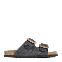 Fashion EOS Footwear GIANA SLIDE SANDALS LEATHER