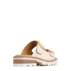 Cheap EOS Footwear GILA BLOCK HEEL SLIDES LEATHER