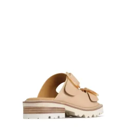 Cheap EOS Footwear GILA BLOCK HEEL SLIDES LEATHER