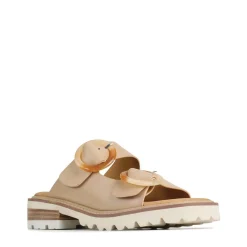 Cheap EOS Footwear GILA BLOCK HEEL SLIDES LEATHER