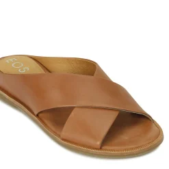 Online EOS Footwear HIGH LEATHER SLIDE SANDALS