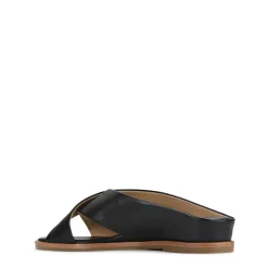 Online EOS Footwear HIGH LEATHER SLIDE SANDALS
