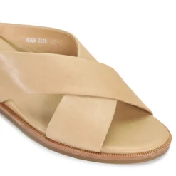 Online EOS Footwear HIGH LEATHER SLIDE SANDALS