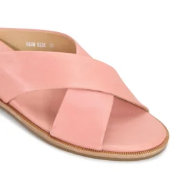 Online EOS Footwear HIGH LEATHER SLIDE SANDALS