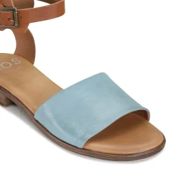 Shop EOS Footwear ILOS ANKLE STRAP. LEATHER SANDALS