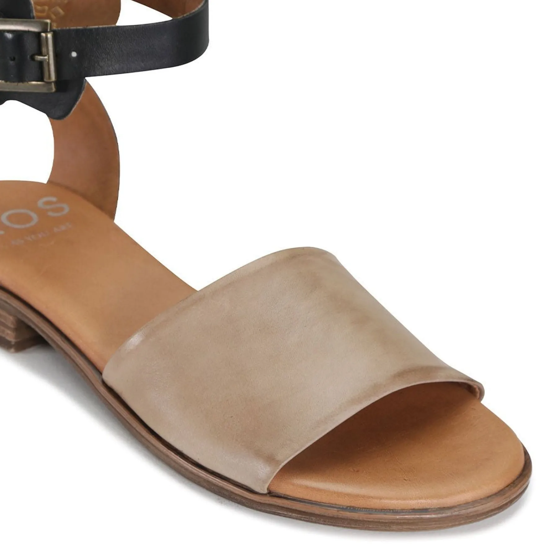 Shop EOS Footwear ILOS ANKLE STRAP. LEATHER SANDALS