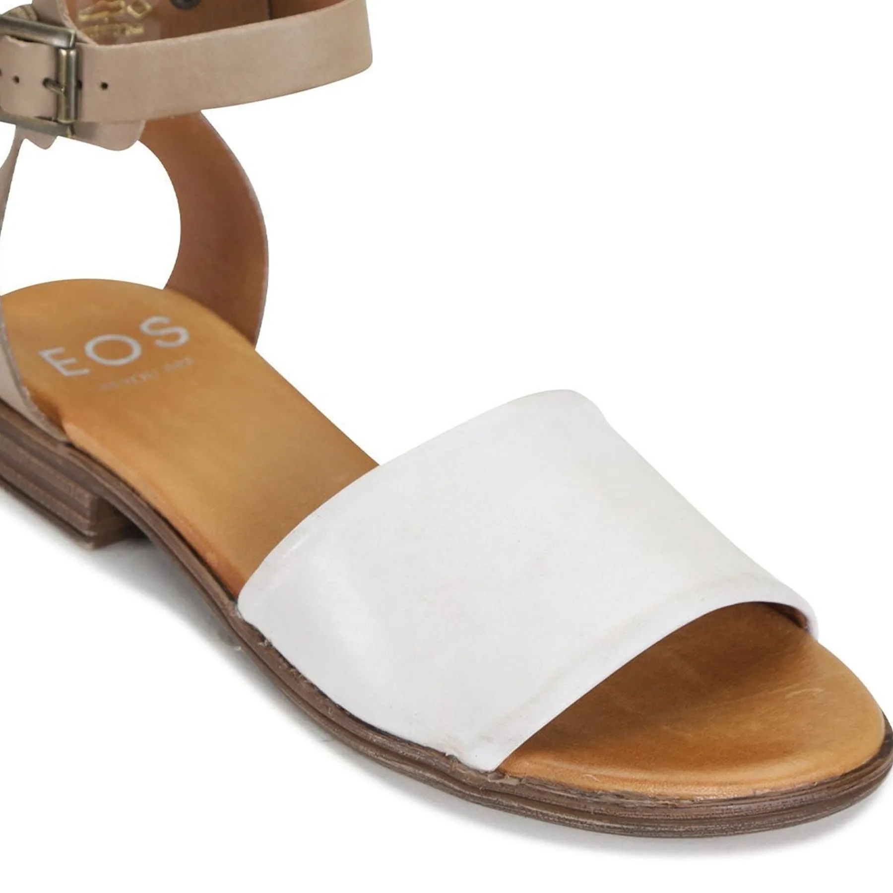 Shop EOS Footwear ILOS ANKLE STRAP. LEATHER SANDALS