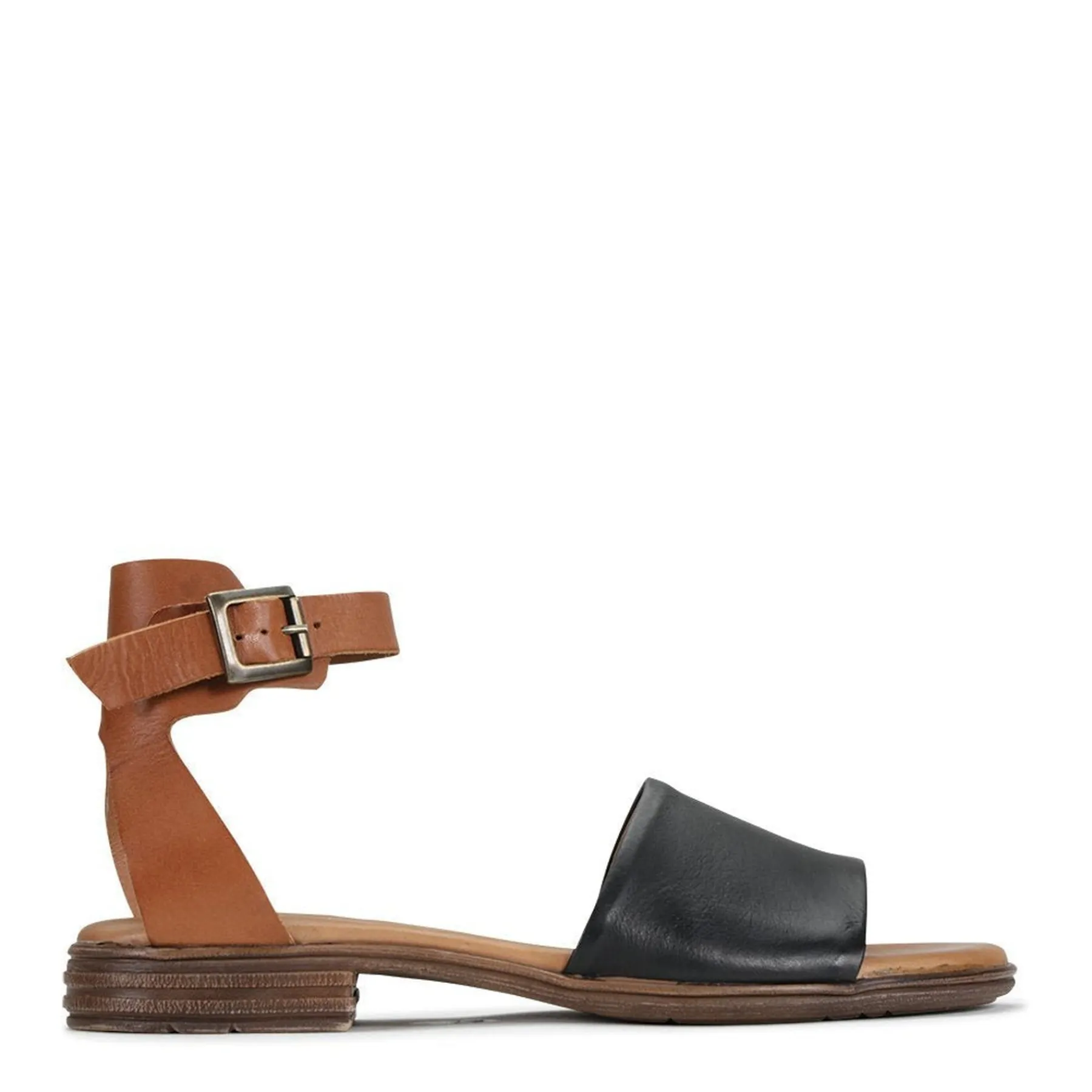 Shop EOS Footwear ILOS ANKLE STRAP. LEATHER SANDALS