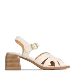 Store EOS Footwear ISA LOW HEEL SANDALS LEATHER