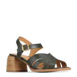 Store EOS Footwear ISA LOW HEEL SANDALS LEATHER